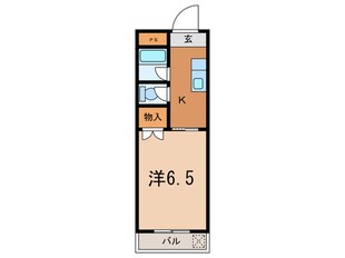 サンライズ宝生の物件間取画像